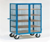 roll container cu pereti plasa sudata 50x50 mm roti 125 mm