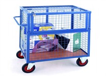 Carucioare antifurt cu capac pentru transport securizat valori
